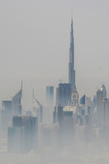 Wall Mural - Aerial view of Dubai downtown