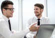 © ASDF - business man using laptop on meeting