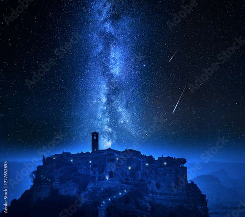 Milky way and falling stars...