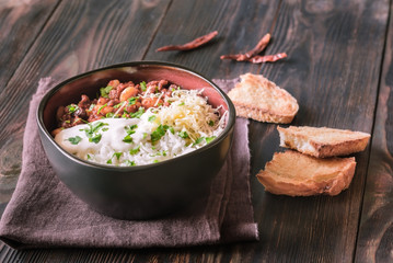 Poster - Bowl of chili con carne