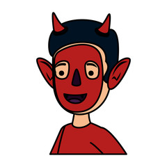 Poster - devil halloween costume character