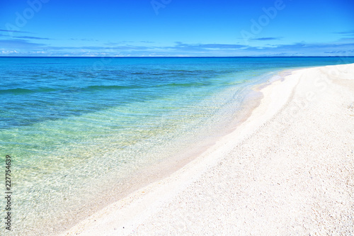 Cuadros en Lienzo in polynesia the pink sands of the coastline