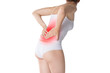 © staras - Back pain, kidney inflammation, ache in woman's body