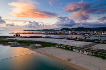 Wall Mural - Ishigaki island in Japan under sunset