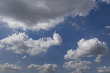 Beautiful blue sky and cloud.