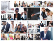 © alphaspirit - Business collage with scene of business person at work