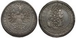 Holy Roman Empire of German Nation Austria Austrian Tyrol silver coin 2 two thaler 1670, crowned eagle with outstretched wings, laureate bust of Emperor Leopold in rich clothes and swell wig, 
