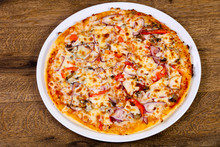 Pizza With Beef And Onion