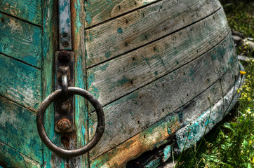 Green Boat at Rest