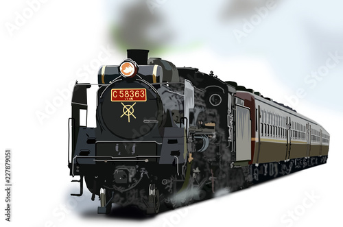 蒸気機関車 Adobe Stock でこのストックイラストを購入して 類似のイラストをさらに検索 Adobe Stock