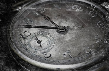 Wall Mural - Antique watch  dial .