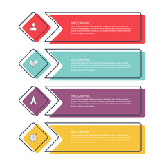 Wall Mural - Vector info graphics for your business presentations. Can be used for website layout, numbered banners, diagram, horizontal cutout lines, web design.