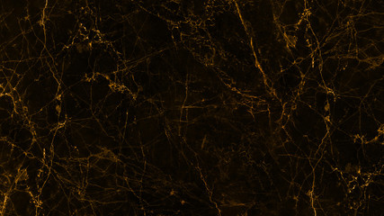 Wall Mural - black and golden marble texture and background.