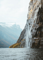 Wall Mural - The fjord of Geiranger