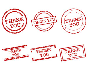 Wall Mural - Thank you Stempel