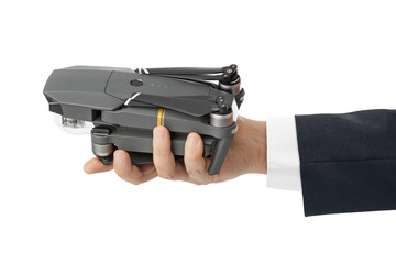 Sticker - Folded drone in hand