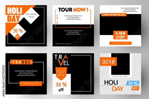 Modern Promotion Square Web Banner For Social Media Mobile Apps