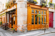 © rh2010 - Beautiful store window with retro bicycle on the street in Paris, France