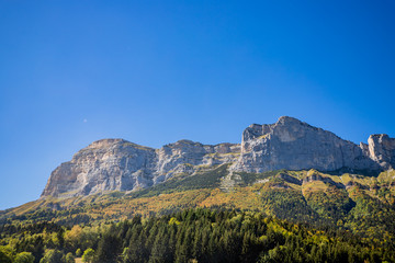 Canvas Print - La Chartreuse vue depuis Saint Hilaire