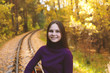 © Evgeniya_St - Charming girl in the autumn park