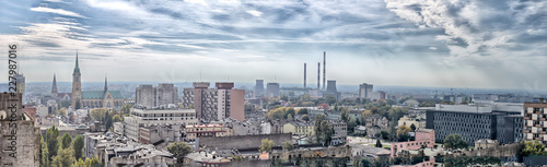 Dekoracja na wymiar  panorama-miasta-katedra-lodz-polska