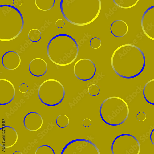 Seamless background with colored circles. Vector illustration. Pop art. Patte...