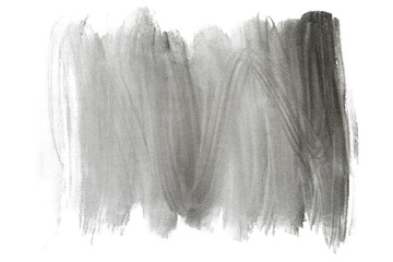 Wall Mural - gray paint stain with brush strokes texture for design