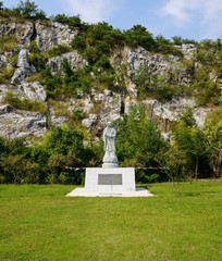 Canvas Print - Sculpture of the Dizang Bodhisattva