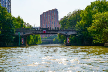 Canvas Print - Scenery of the Hangzhou section of the Grand Canal