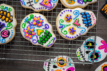 Sticker - Sugar skull cookies