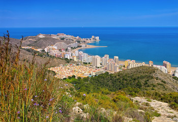 Sticker - Strände um Cullera, Provinz Valencia in Spanien - Beaches around Cullera, Province Valencia