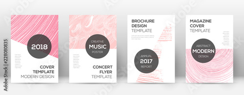 Cover Page Design Template Modern Brochure Layout Creative