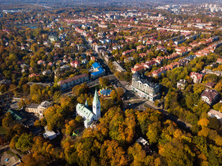 Aerial: The Kaliningrad Puppet Theatre in autumn