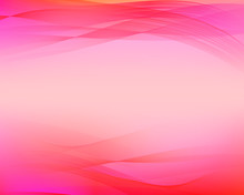 Pink Wavy Abstract Background.