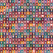 © Sky - Set of people icons with faces
