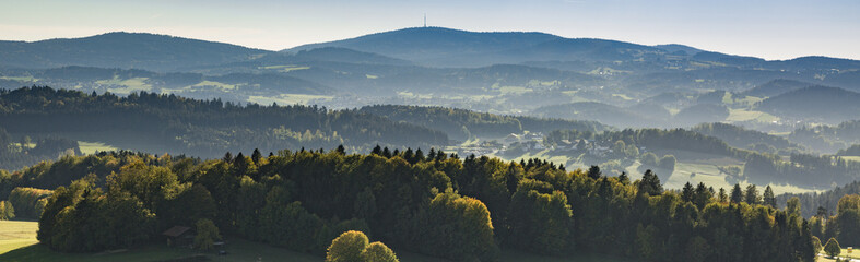 Landschaft Bayerischer Wald, Banner, Bannergröße, Hintergrund