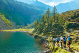 Fototapeta Do pokoju - Trekking in austrian alps