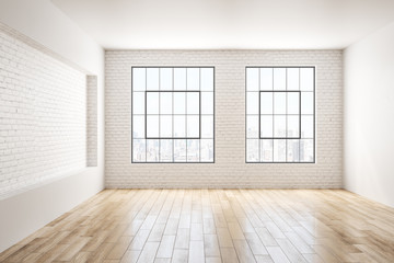 Wall Mural - Contemporary brick interior