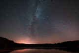 Fototapeta Niebo - star sky with a milky way