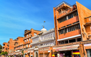 Poster - Buildings in Jaipur Pink City. India