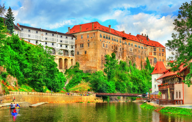 Poster - View of Cesky Krumlov Castle in Czech Republic