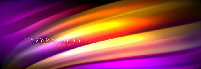 Fluid color wave line background. Trendy abstract layout template for business or technology presentation, internet poster or web brochure cover, wallpaper
