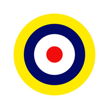 Royal Air Force Roundel. Type A1