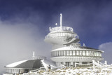Fototapeta  - Śnieżka góra w karkonoszach w zimowej szacie