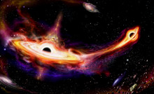 Quasars Galaxies Colliding