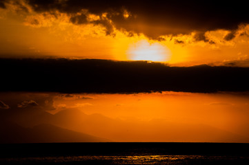 Wall Mural - sunset in Bali