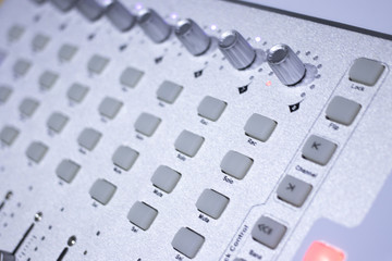 Sticker - Recording audio studio mixing desk