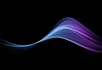 vector abstract shiny color blue wave design element