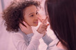© Viacheslav Yakobchuk - Special connection. Cute small girl touching her mothers nose while being together with her