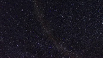 Wall Mural - stars moving across night sky. time lapse